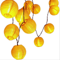 Miniatyrbilde 1 av 8: Qedertek Solar Lichterkette Lampion Außen 6 Meter 30 LED