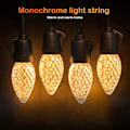 Miniatyrbild 7 av 7: Utomhus String Lights 49ft splittersäkra LED Utomhusljus Vatten