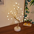 Miniatyrbild 6 av 8: LED Baum Lichter Warmweiß USB Bonsai Baum Licht Verstellbara Äst