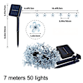Miniatyrbilde 2 av 5: Solar String Flower Lights - Flere LED-lys til hager, gjerder og terrasser