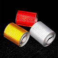 Miniatyrbillede 4 af 5: Reflekterende tape 3 stk. Reflekterende tape sikkerhedsrefleks tape advarsel nat synlighed med honeycomb pil 5cm x 3m
