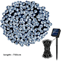 Miniatyrbillede 2 af 5: Solcelled Lyskæder, Totalt 46 Fod 2 Pakke med 50 LED Fe Lys