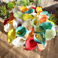 Miniatyrbilde 4 av 5: Calla Lily 10 stk Kunstige Blomsterbukett til Bryllup Brud