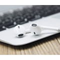 Miniatyrbilde 6 av 7: Øretelefoner, finpusse ørepropper Stereo, med mikrofon og volumkontroll, hodetelefoner støyisolerende hodesett som passer til iPhone Xs/XR/XS Max/iPhone 7/7 Plus