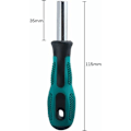 Miniatyrbillede 2 af 3: 6,35 Bit Håndtag 1/4 Skruetrækker Multi Socket