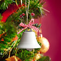 Miniatyrbillede 4 af 5: Cloche De Noel, 6PCS Juletræspynt