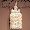 Miniatyrbillede 3 af 5: Vandhåndklædesæt Chenille mikrofiber blødt køkkenhåndklæde med striber