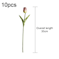 Miniatyrbilde 2 av 5: 10 stk PU Kunstige Tulipaner Ekte Touch Kunstige Blomsteroppsats