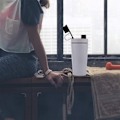 Miniatyrbillede 5 af 5: Rustfrit Protein Shaker Flaske i Rustfrit Stål Holder Varmt/Koldt