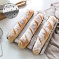 Miniatyrbillede 7 af 8: Nonstick perforeret baguetteform til franskbrødbagning