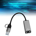 Miniatyrbilde 1 av 8: Gigabit Ethernet-adapter Profesjonell Stabil USB Nettverksadapter for Windows