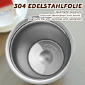 Miniatyrbillede 4 af 5: Rustfrit vakuum varmeisoleret kedel