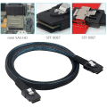 Miniatyrbilde 4 av 8: Svart 1 meter harddisk datakabel
