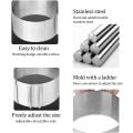 Miniatyrbilde 4 av 5: Kakeform og acetatark for baking, 20 til 40 cm justerbar