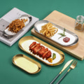 Miniatyrbild 4 av 6: Rostfritt handduksbricka förvaringsbricka bricka tallrik te