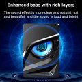 Miniatyrbilde 8 av 8: Kablet skrivebords subwoofer for bærbar PC