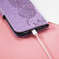 Miniatyrbillede 5 af 5: PU Læder Stativ Kortholder Strap Flip Cover til iPhone 14