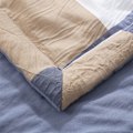 Pikkukuva 1 / 3: Pesu- ja ilmastointipeitto, sininen ruudullinen kesäpeitto (M)