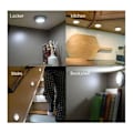 Miniatyrbillede 5 af 5: Trådløs bevægelsessensor LED-lys til skab, trappe, gang,
