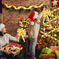 Miniatyrbillede 5 af 5: Julebåndslys, Træ Sølvbåndslys Kobbertråd