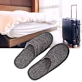 Miniatyrbild 3 av 9: 10 par engångstövlar för inomhusbruk, engångstövlar för hotell, reseslippers (grå)