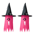 Miniatyrbilde 1 av 6: Hekshatt Halloween-kostyme, tilbehør til ond heks, lysende