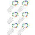 Miniatyrbillede 3 af 7: 6 stk. LED-lyskæde batteri, 2M 20 LED kobber
