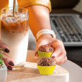 Miniatyrbillede 4 af 5: Cupcake-forme - Standard fedtsikret papir muffin bageforme, kagepapirsholdere