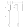 Miniatyrbillede 3 af 8: Oplader Strømforsyning 12V 2A