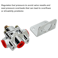 Miniatyrbillede 7 af 8: Brændstoftrykregulator Zink Legering 1‑4 PSI 3/8in NPT Port 12‑804 til Edelbrock Forgassere