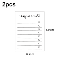 Miniatyrbillede 2 af 5: 2 stk. To Do List Notepad 65*x89mm, Simpel tjekliste,  Sød