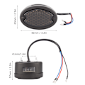 Miniatyrbilde 1 av 2: Motorsykkel Retro LED Baklys Indikator Stopp Brems Lys Nummerplate Lampe Røkt Linse