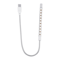 Miniatyrbilde 2 av 2: Bærbar stilig høy lysstyrke USB 10 stk LED-lampepærer lys for PC/bærbar PC sølv