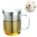 Miniatyrbillede 2 af 8: Glas Tekande med Infuser, Løs Te Tekande med Infuser,