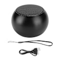 Miniatyrbillede 1 af 5: BM3D Aluminium Sort Bærbar Hi Fi Stereo Bluetooth Højttaler Kompakt Krop Klar Lyd Håndfri Opkald Højttalerboks