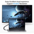 Pikkukuva 6 / 7: HDMI-standardi-HDMI-kaapeli, Micro HDMI - HDMI -kierrekaapeli,
