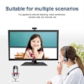 Miniatyrbillede 3 af 8: 1080P op til 2K webkamera, HD-webkamera med mikrofon og privatliv