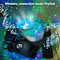 Miniatyrbillede 6 af 7: Stjerneprojektor, Natlys Galaxy Projektor Bluetooth Musik Spe