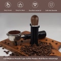 Miniatyrbillede 8 af 8: Espresso kaffeske, højt rangeret træhåndtag Espresso kaffe