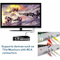 Miniatyrbillede 5 af 5: HDMI til RCA, HDMI til 3RCA Dekoder HD Konverteringskabel, Rød Gul Hvid Audio Video Kabel Adapter til TV HDTV DVD - 1.5m