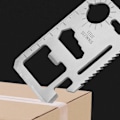 Pikkukuva 5 / 5: 11 in 1 Survival Card with a Beer Opener - Black with Cardholder