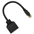 Pikkukuva 8 / 8: RJ45 Ethernet-sovitinkaapelin jatke 1-2 porttiin Erinomainen yhteydensiirtojakaja Sovitin kotitoimistoon