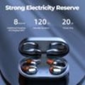 Pikkukuva 6 / 6: Luujohtavat kuulokkeet Bluetooth 5.2 Korvaklipsi Korvakorut Langattomat kuulokkeet Urheilukuulokkeet Korvakoukut Mikrofonilla