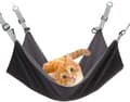 Hanging Cat Hammock, Pet Hammock for Cage, Adjustable Cat Bed Two Sides Comfortable/Waterproof Rest Sleeping Pad for Cats Small Dogs