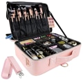 Miniatyrbillede 3 af 5: Make-up-arrangør / kosmetikpung, L-pink, Stor (Pakke med 1)