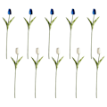 Miniatyrbillede 1 af 5: 10 stk. PU kunstige tulipaner ægte touch kunstige blomsterarrangement