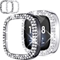 Pikkukuva 1 / 7: [2Pack] Yhteensopiva Fitbit Versa 3 Fitbit Sense Bling