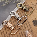 Miniatyrbillede 1 af 6: 12 stk. DIY Zink Legering Håndtaske Kæledyrs Halsbånd Fremstilling Hummer Spænder Klips Hæk Accessories