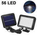 Miniatyrbilde 1 av 7: Split Solar Induksjonsvegglys, Lys IP65 Vanntett, Justerbar