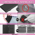 Miniatyrbilde 3 av 8: 1 stk. Aluminiumskrin Oppbevaringsboks for SD-kort TF-kort